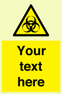 WN3010: Custom Bio-Hazard Sign