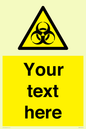 WN3010: Custom Bio-Hazard Sign