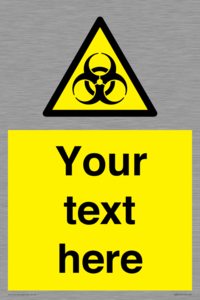 WN3010: Custom Bio-Hazard Sign