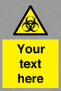 WN3010: Custom Bio-Hazard Sign