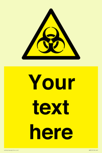 WN3010: Custom Bio-Hazard Sign