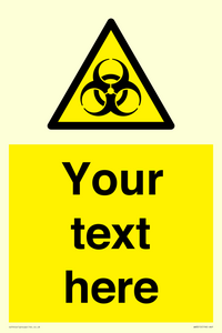 WN3010: Custom Bio-Hazard Sign