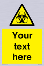 WN3010: Custom Bio-Hazard Sign
