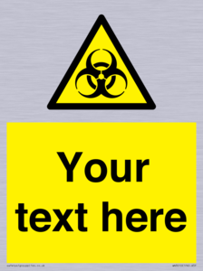 WN3010: Custom Bio-Hazard Sign