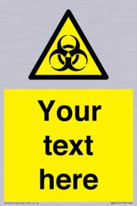 WN3010: Custom Bio-Hazard Sign