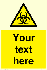 WN3010: Custom Bio-Hazard Sign