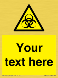 WN3010: Custom Bio-Hazard Sign