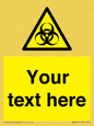 WN3010: Custom Bio-Hazard Sign