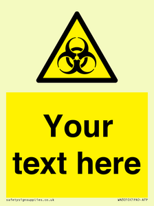 WN3010: Custom Bio-Hazard Sign
