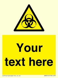 WN3010: Custom Bio-Hazard Sign