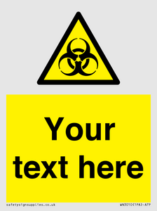 WN3010: Custom Bio-Hazard Sign