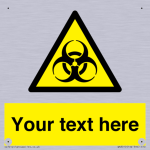 WN3010: Custom Bio-Hazard Sign