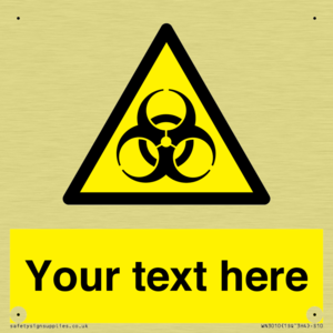 WN3010: Custom Bio-Hazard Sign