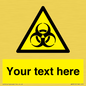 WN3010: Custom Bio-Hazard Sign