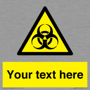 WN3010: Custom Bio-Hazard Sign