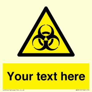 WN3010: Custom Bio-Hazard Sign