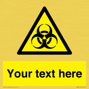WN3010: Custom Bio-Hazard Sign