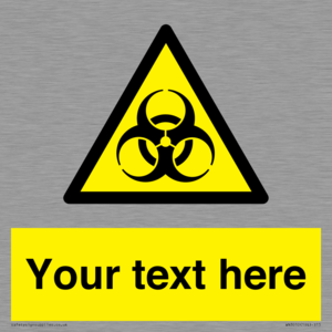 WN3010: Custom Bio-Hazard Sign