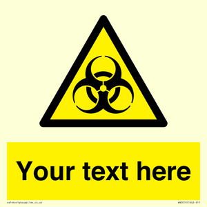 WN3010: Custom Bio-Hazard Sign