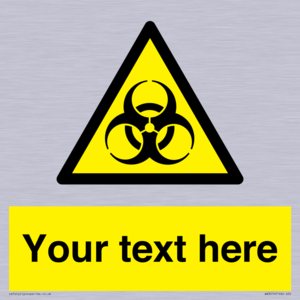 WN3010: Custom Bio-Hazard Sign