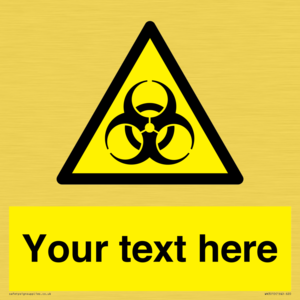 WN3010: Custom Bio-Hazard Sign