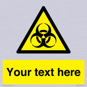 WN3010: Custom Bio-Hazard Sign
