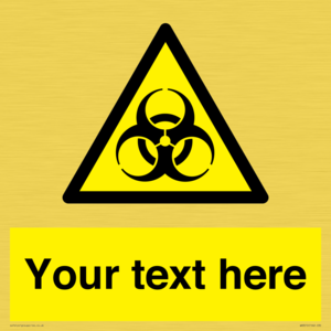 WN3010: Custom Bio-Hazard Sign