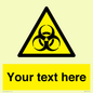 WN3010: Custom Bio-Hazard Sign