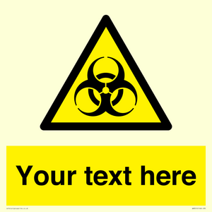 WN3010: Custom Bio-Hazard Sign