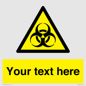 WN3010: Custom Bio-Hazard Sign