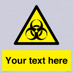 WN3010: Custom Bio-Hazard Sign