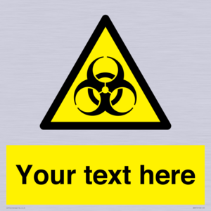 WN3010: Custom Bio-Hazard Sign