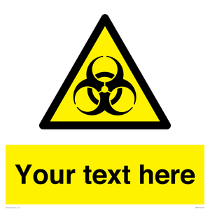 WN3010: Custom Bio-Hazard Sign