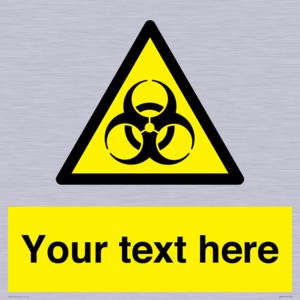 WN3010: Custom Bio-Hazard Sign