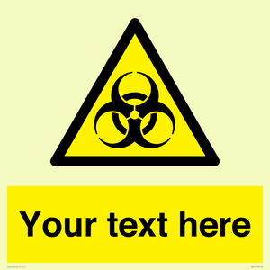 WN3010: Custom Bio-Hazard Sign