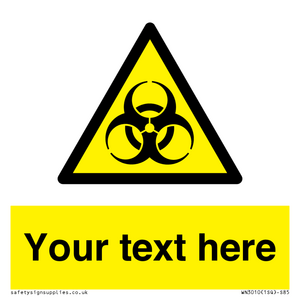 WN3010: Custom Bio-Hazard Sign