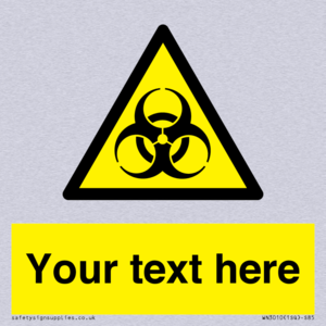 WN3010: Custom Bio-Hazard Sign