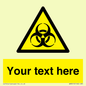 WN3010: Custom Bio-Hazard Sign