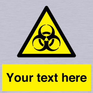 WN3010: Custom Bio-Hazard Sign