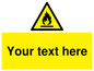 WN3011: Custom flammable sign