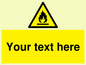 WN3011: Custom flammable sign