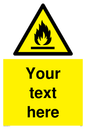 WN3011: Custom flammable sign