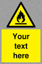 WN3011: Custom flammable sign