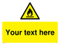 WN3011: Custom flammable sign