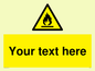 WN3011: Custom flammable sign