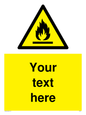 WN3011: Custom flammable sign