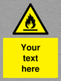 WN3011: Custom flammable sign