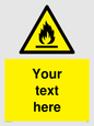 WN3011: Custom flammable sign