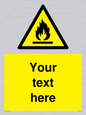 WN3011: Custom flammable sign