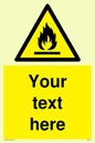 WN3011: Custom flammable sign